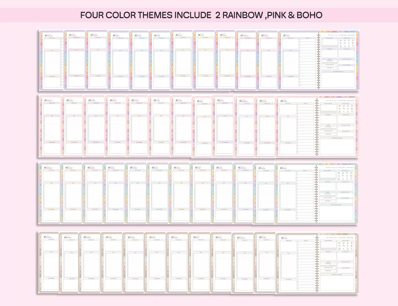 All-in-One Digital Planner 2025, 2026, 2027