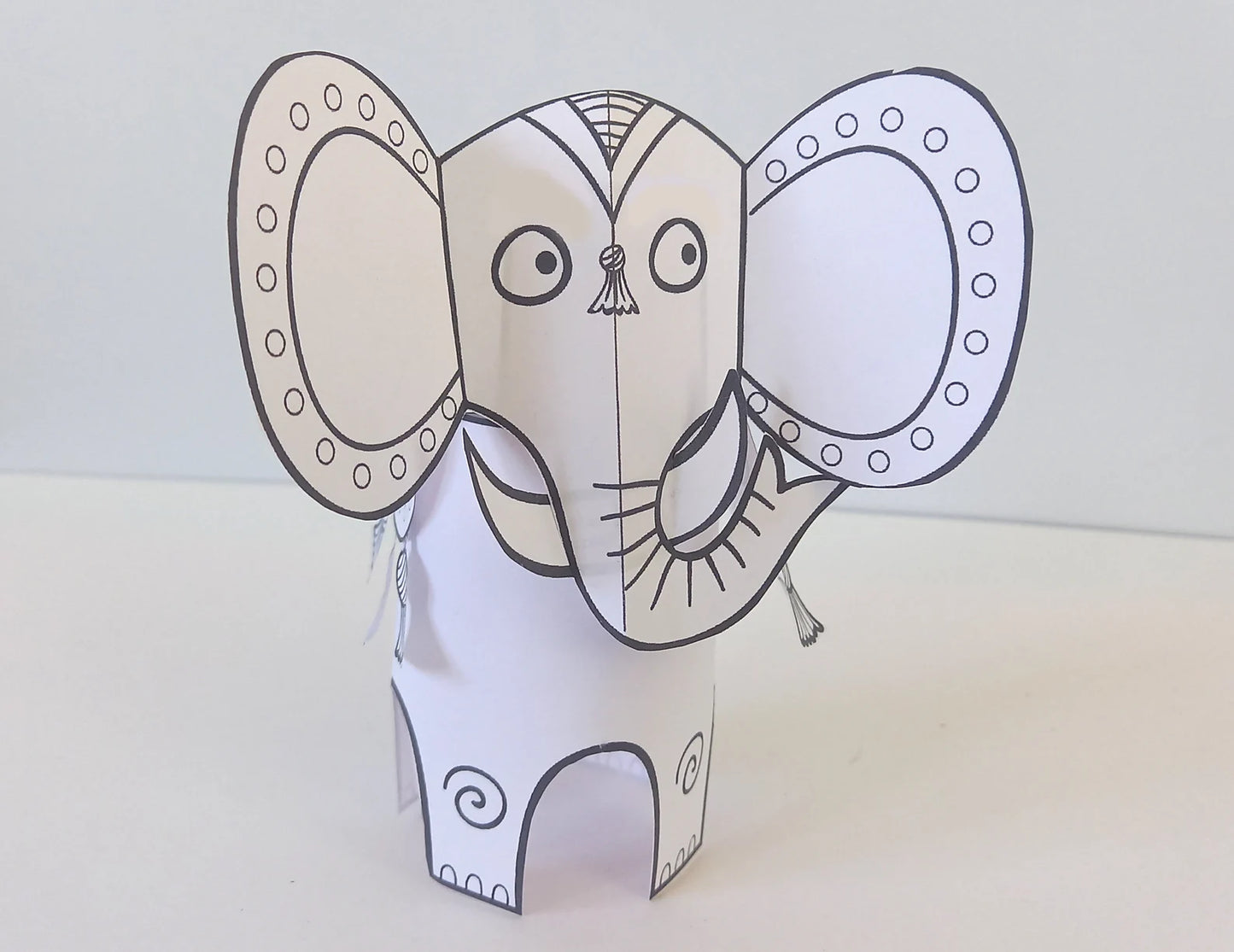 Paper Animals printable craft activity for kids