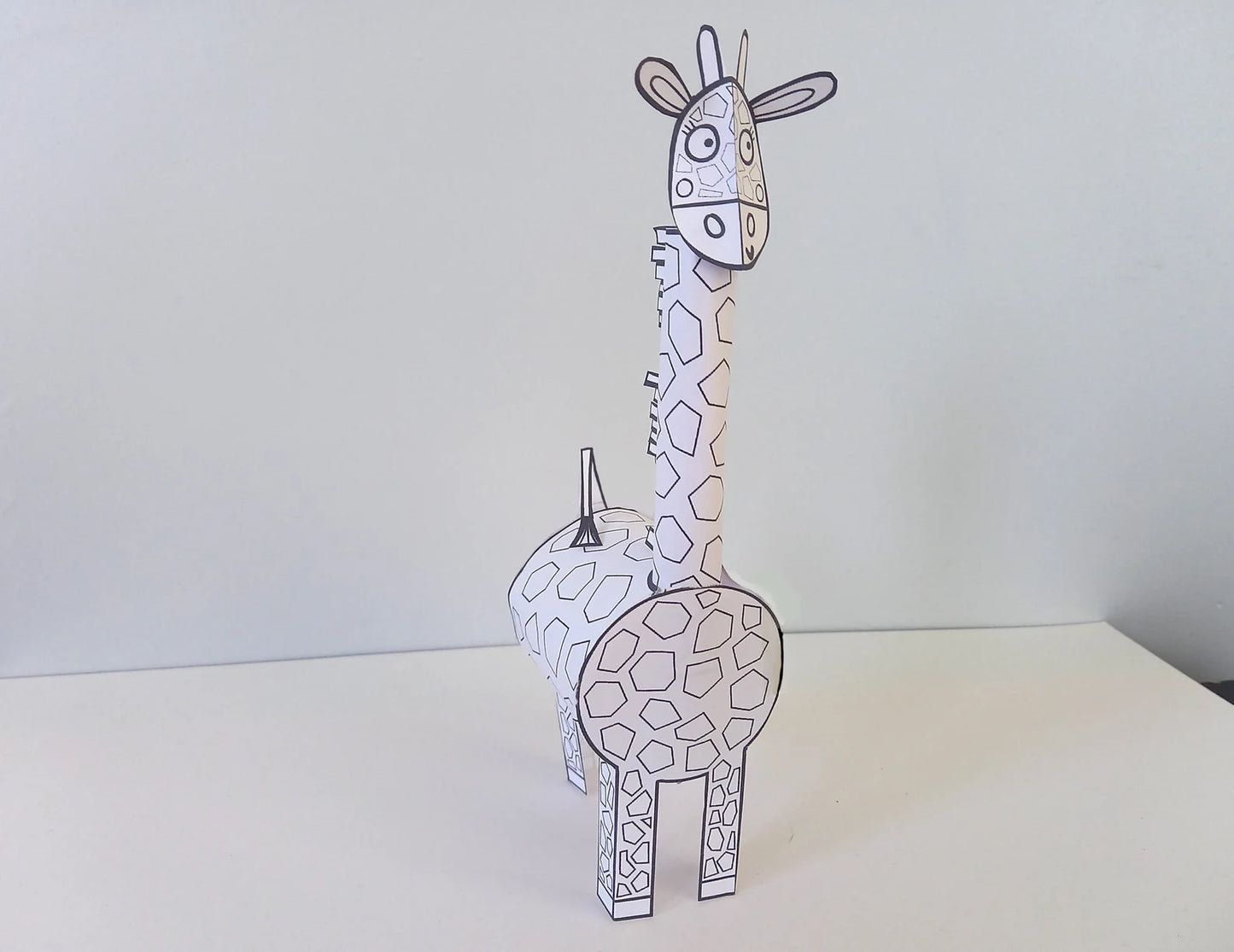 Paper Animals printable craft activity for kids