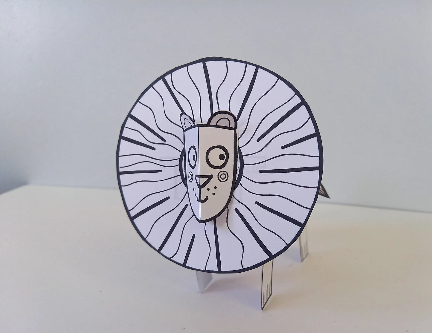 Paper Animals printable craft activity for kids