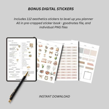 Academic Diary 2025-2026 Digital Student Planner for College & High School