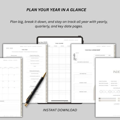 Academic Diary 2025-2026 Digital Student Planner for College & High School